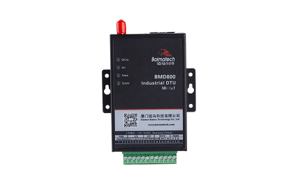 BMD800 NB-IoT 无线数传DTU，基于NB-IoT网络给予窄带无线通信与低速率数据传输。NB-IoT物联网终端，具有连接量大，覆盖面广，穿透性好，功耗低、成本低等强大优势。
